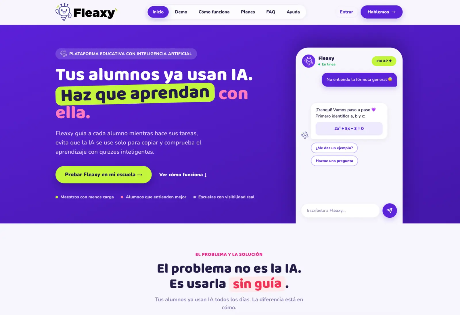 Plataforma Fleaxy construida por Impulsa Más
