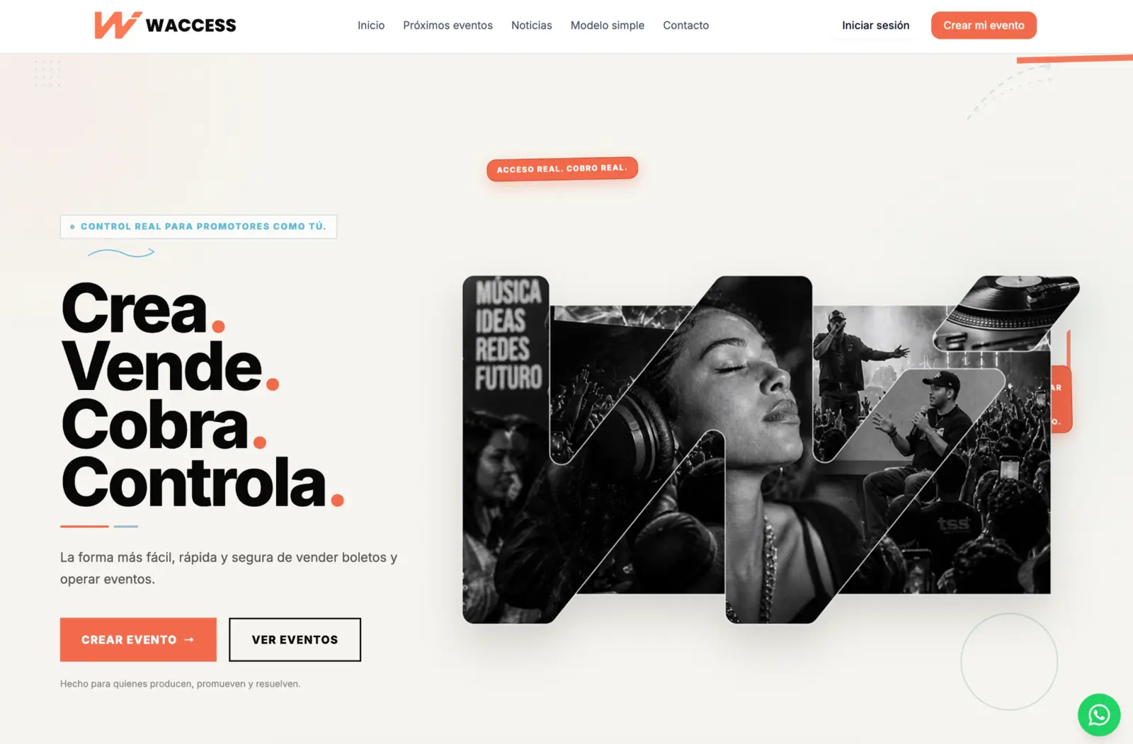 Plataforma Waccess construida por Impulsa Más